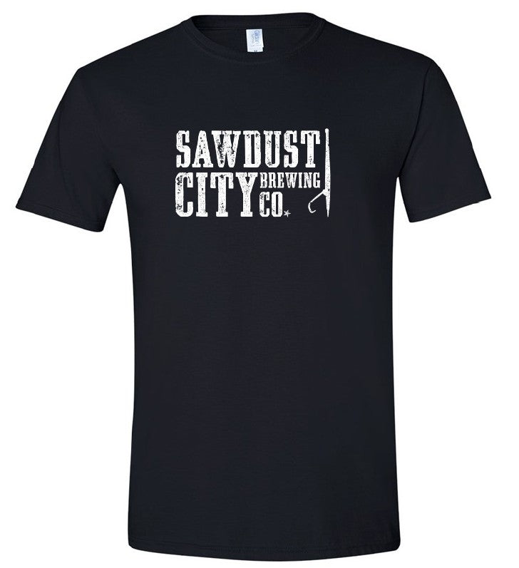 Sawdust City Logo Tee - Black