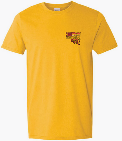 Gets My Goat Tee - Yellow